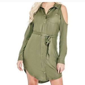 OLIVE GREEN GUESS DRESS
